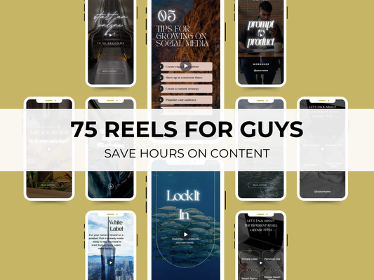 75 Online Business Reels for Guys