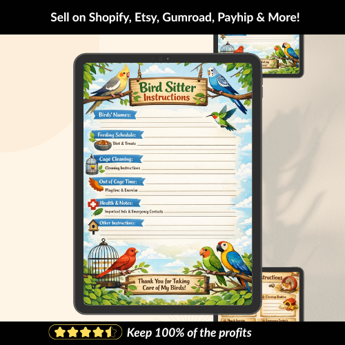 Pet Sitter Instruction Templates